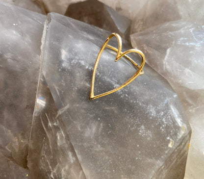 14k Gold Heart Ring